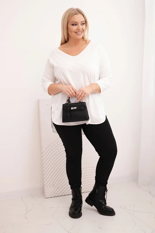 Bluzka  Plus Size V-Neck LORENZO (r.48-54)       