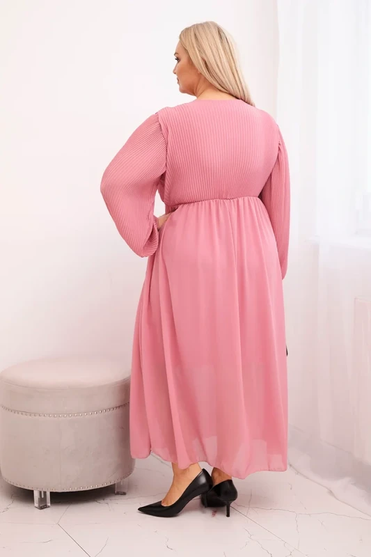 Sukienka plisowana Plus Size „Aurora”(r.44-48)   