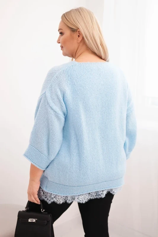 Komplet sweter + bluzka Plus Size „Isadora” (r.46-50) 