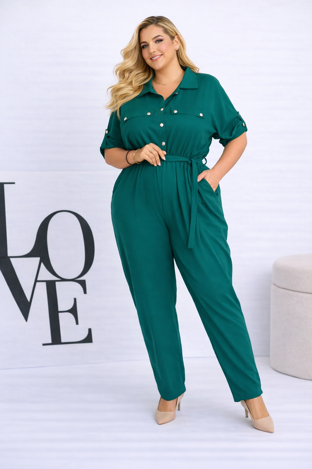 Kombinezon damski Plus Size ( r. 46-50) 