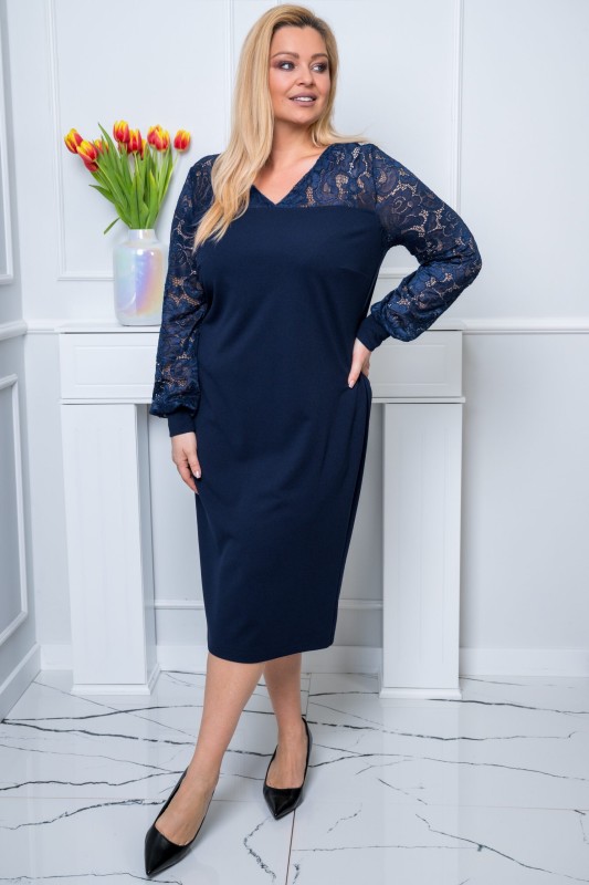 Elegancka Sukienka plus size EMMA #11 ( r. 48-56) 