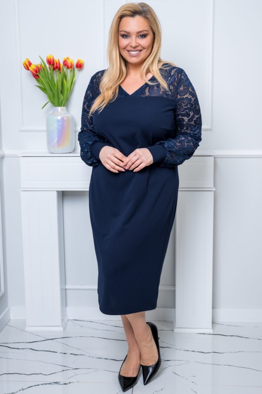 Elegancka Sukienka plus size EMMA #11 ( r. 48-56) 