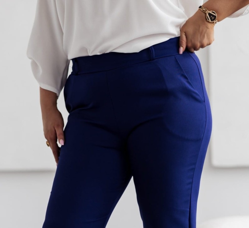 Spodnie materiałowe Plus Size Mesi (r. 44-48) 