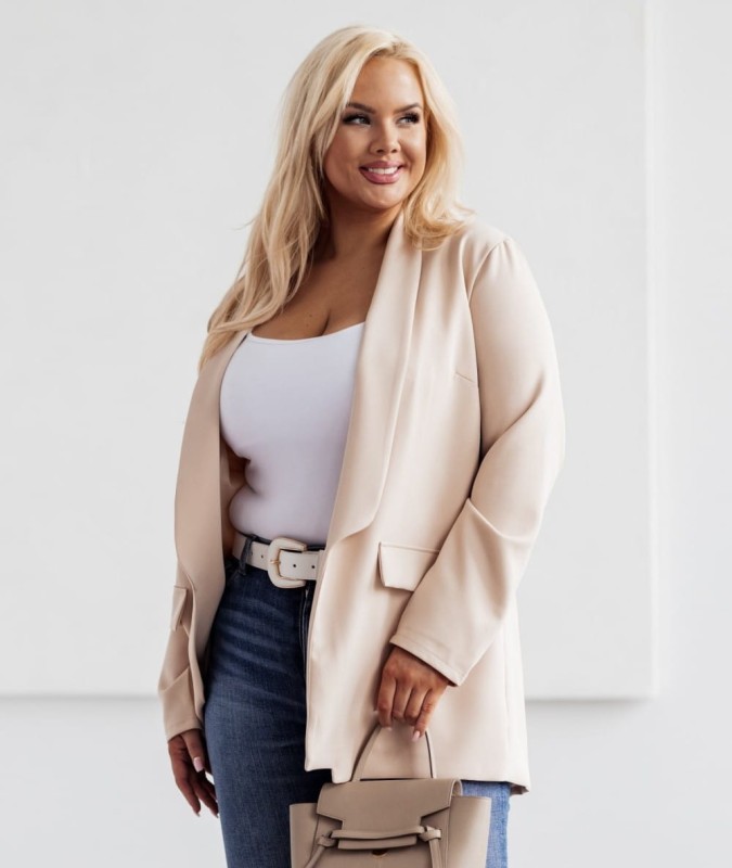 Marynarka plus size Barbi ( r. 42-50)   