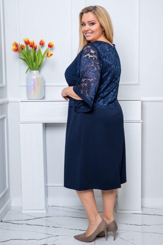 Sukienka damska Plus Size OLGA  ( r. 48-56)    