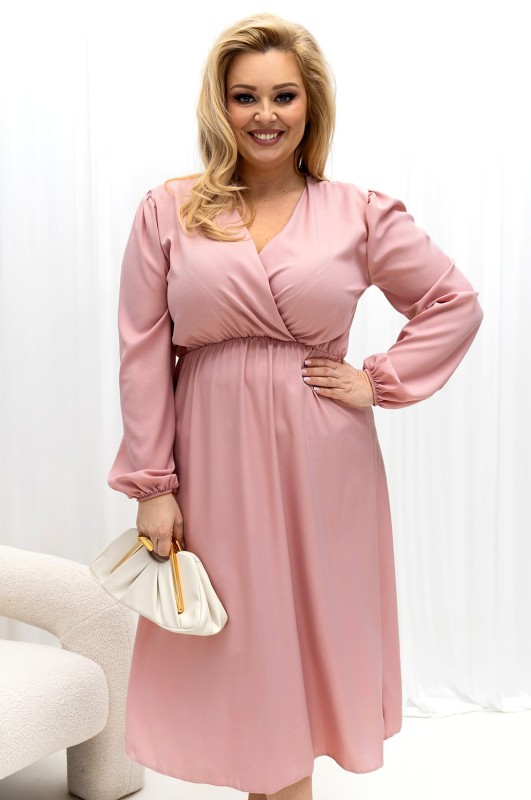 Sukienka plus size mod 8005 ( r. 44-52) KOLEKCJA LIMITOWANA 