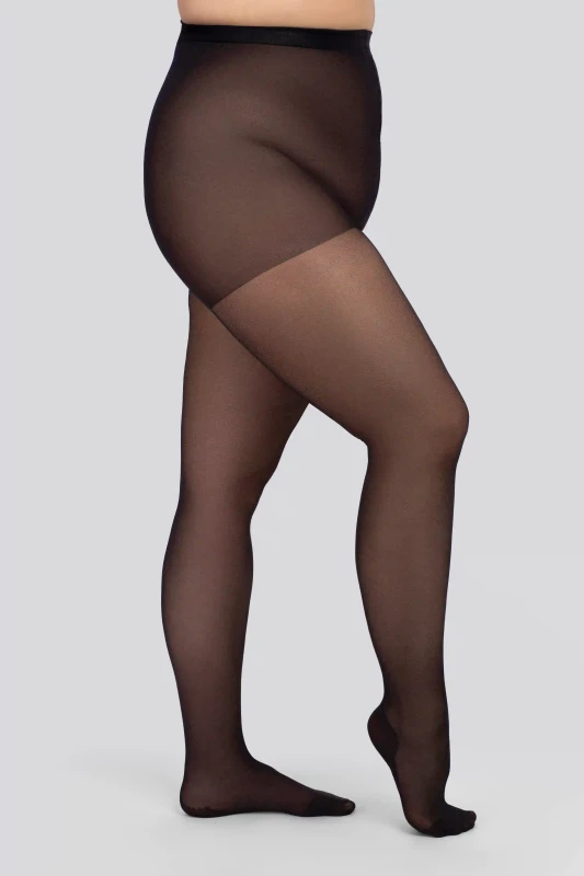 Rajstopy damskie Plus Size ze szwem DELICE 30 DEN