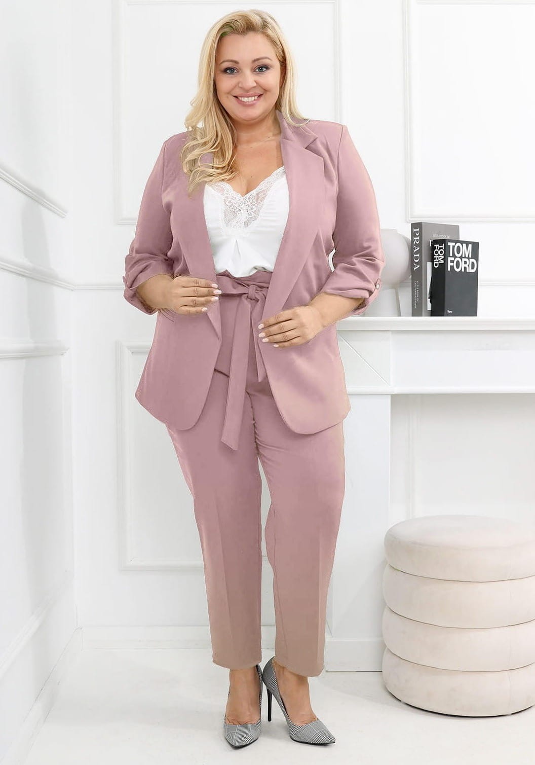 Garnitur plus size Premium (r. 46-52)   
