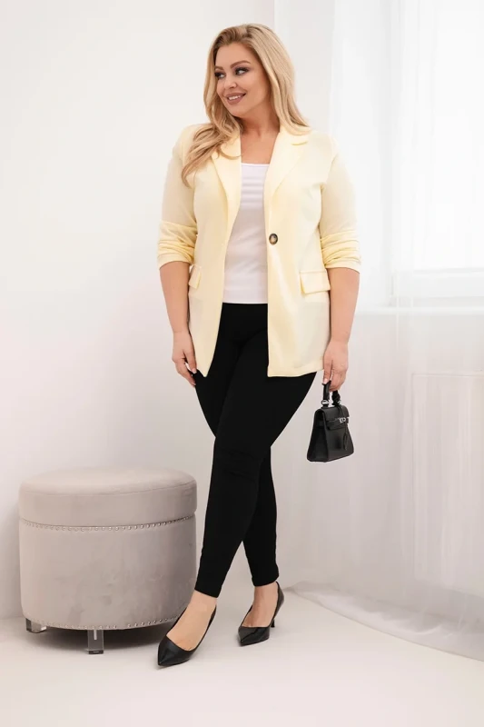 Marynarka damska plus size z wiskozy (r.44-48) 