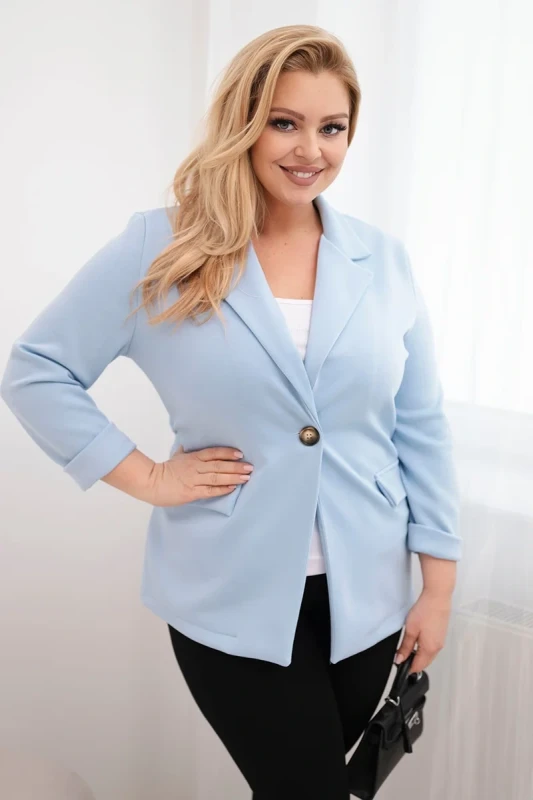 Marynarka damska plus size z wiskozy (r.44-48)   