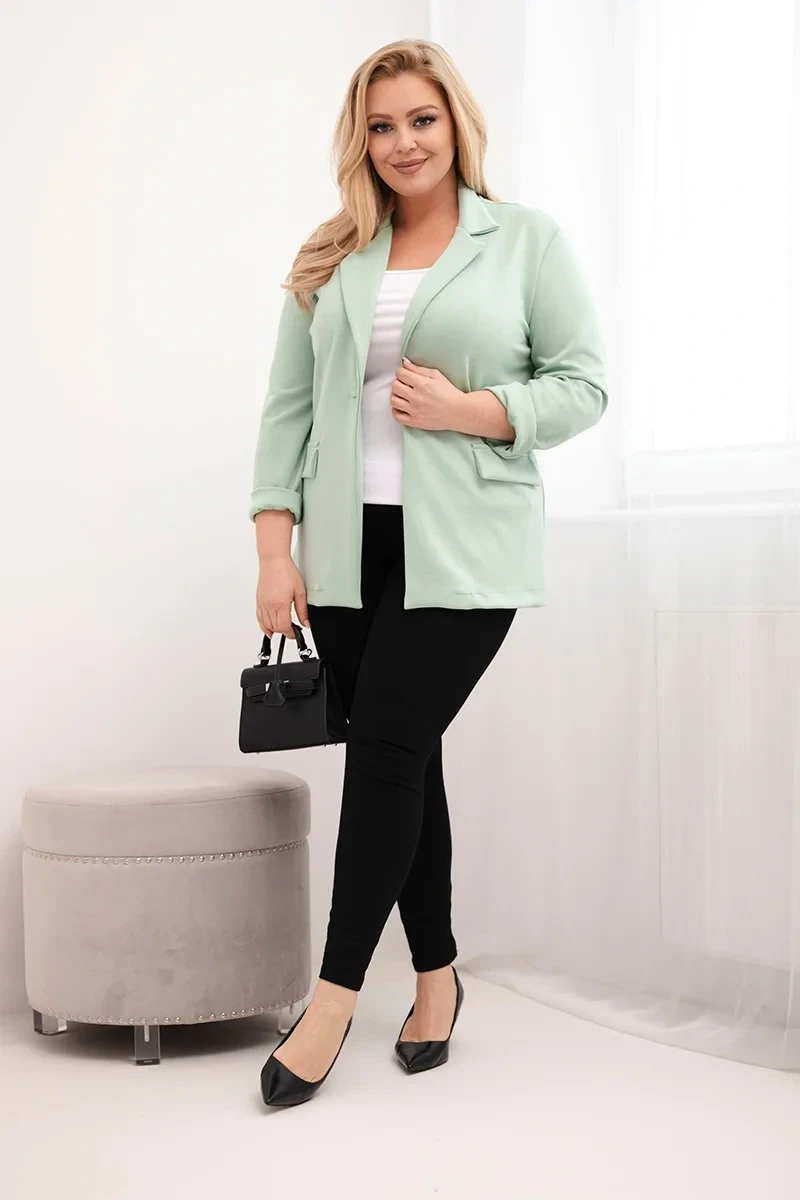 Marynarka damska plus size z wiskozy (r.44-48)    