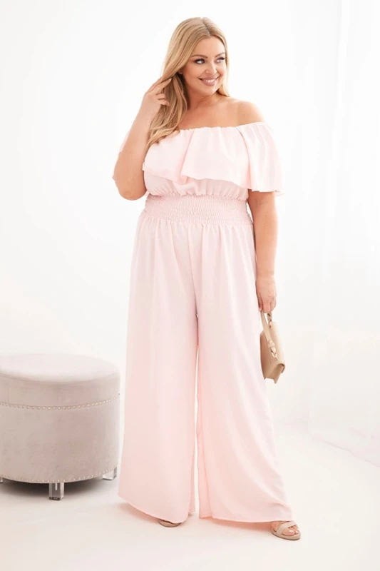 Kombinezon damski Plus Size  wiskozowy  hiszpanka ( r. 46-50)  