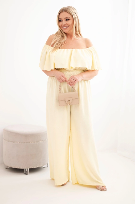 Kombinezon damski Plus Size  wiskozowy  hiszpanka ( r. 46-50)