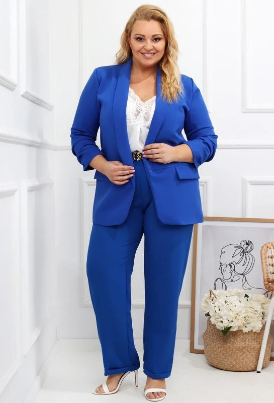 Garnitur damski plus size + pasek  ( r. 50-54)   