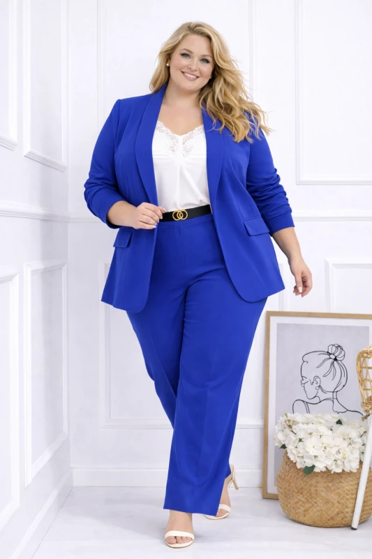 Garnitur damski plus size + pasek  ( r. 50-54)   