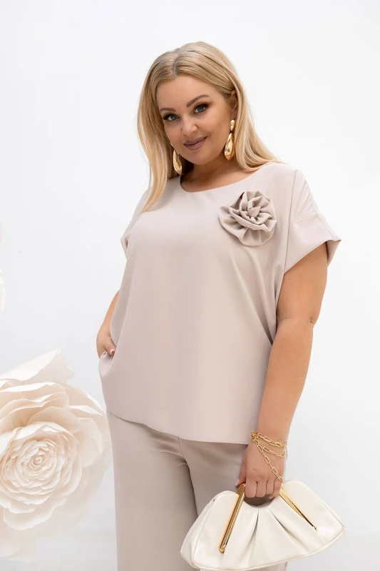 Komplet Premium z ozdobną różą ( r. 46-52)  