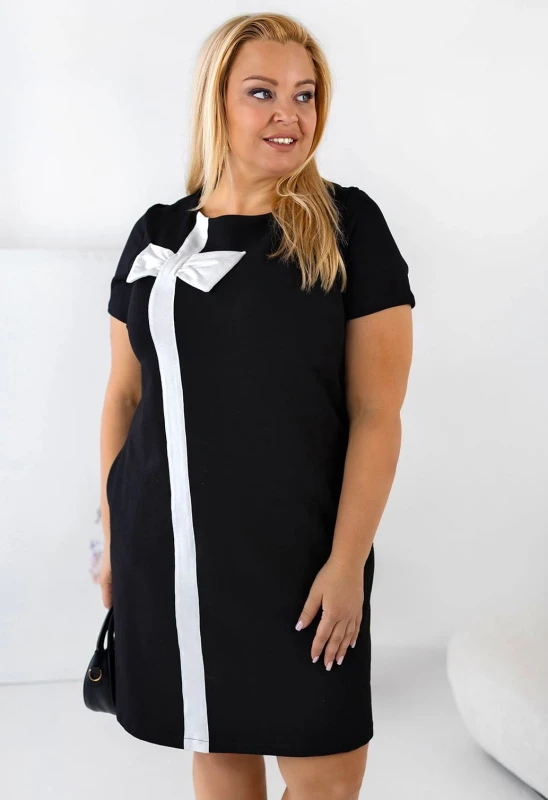 Sukienka plus size Kokardka ( r. 46-52) 