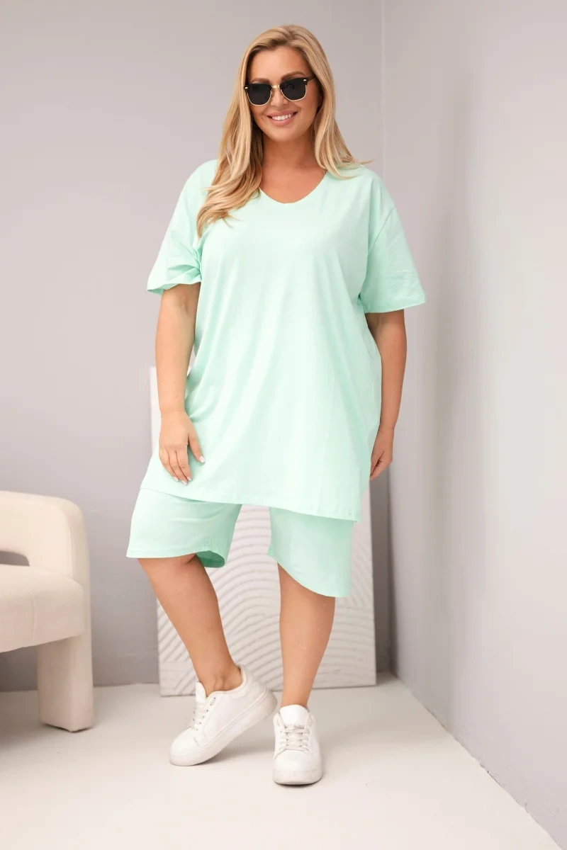 Komplet damski bawełniany Plus Size ( r. 46-56)