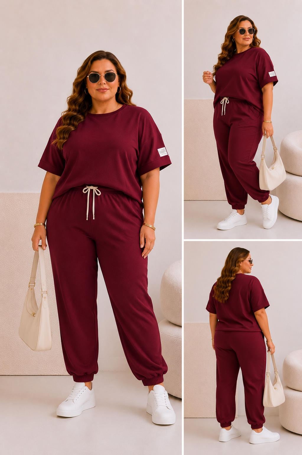 Komplet plus size masełko ( r. 48-54) 