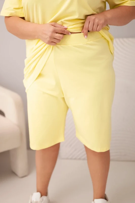 Komplet damski bawełniany Plus Size ( r. 46-56) mod 8254 