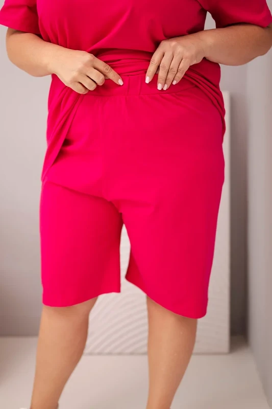 Komplet damski bawełniany Plus Size ( r. 46-56) mod 8254  