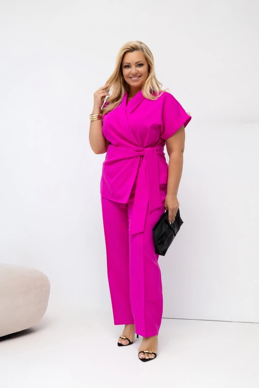 Komplet plus size Motio LUX RĘKAW KRÓTKI  ( r. 46-52)  