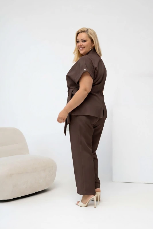 Komplet plus size Motio LUX RĘKAW KRÓTKI  ( r. 46-52)  