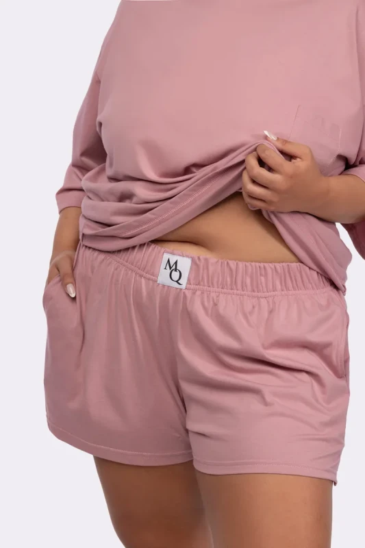 Piżama bawełniana plus size  PREMIUM - krótkie spodenki + krótki rękaw  ( r. 44-56)  