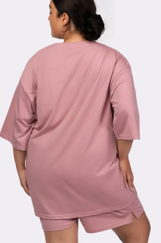 Piżama bawełniana plus size  PREMIUM - krótkie spodenki + krótki rękaw  ( r. 44-56)  