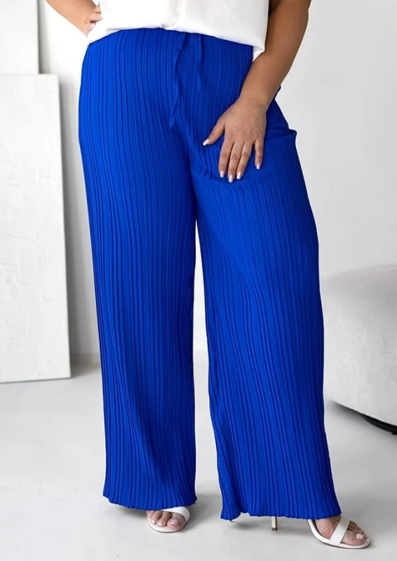 Spodnie plus size plisowane (r. 44-52) 