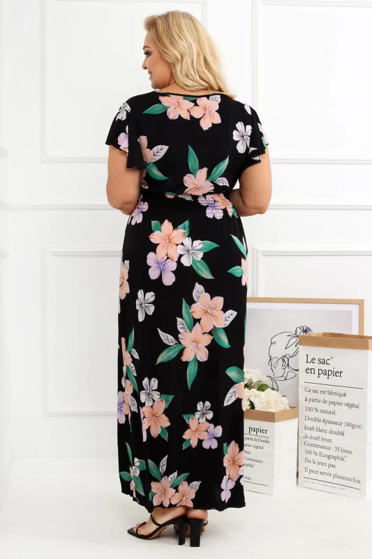Sukienka maxi plus size Lasti ( r. 44-52) 