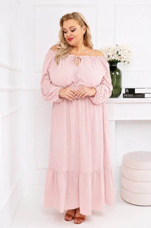 Sukienka plus size maxi hiszpanka ( r. 48-54) 