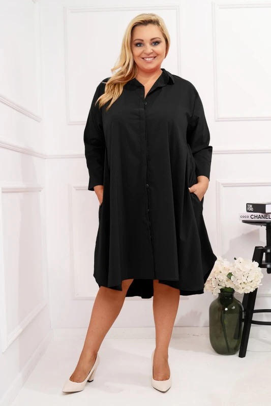 Sukienka koszulowa  plus size oversise ( r. 46-54 )  