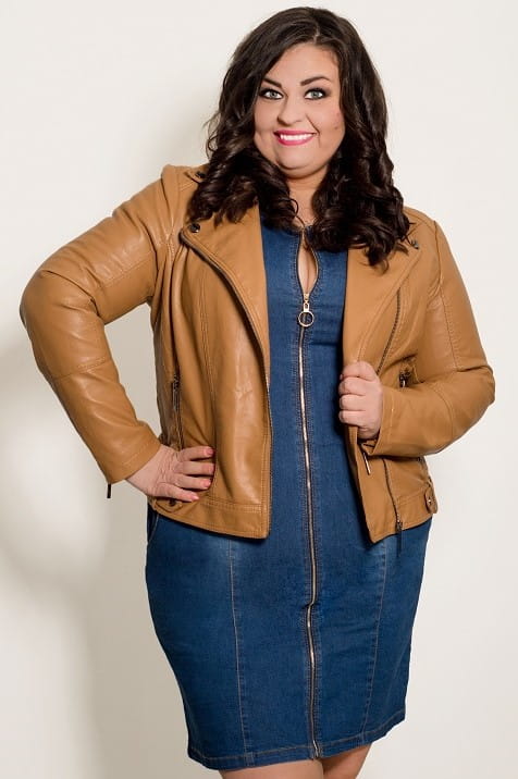 Ramoneska plus size ERILA (r.44-52) 