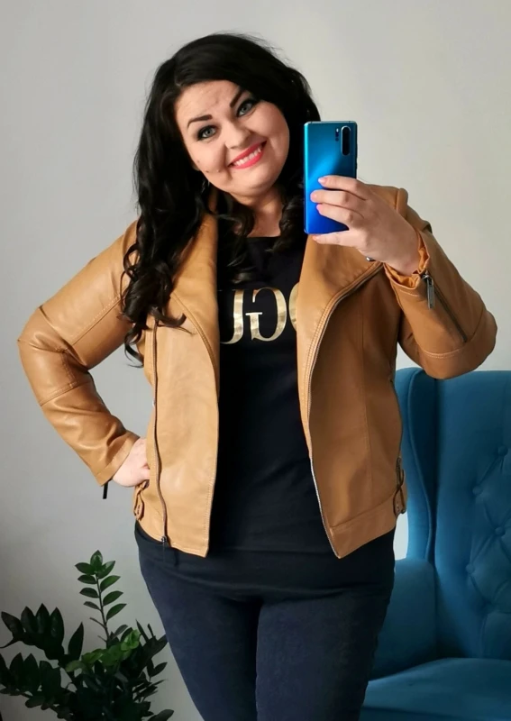 Ramoneska plus size ERILA (r.44-52) 