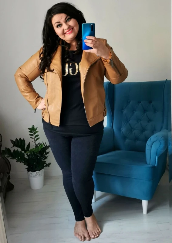 Ramoneska plus size ERILA (r.44-52) 