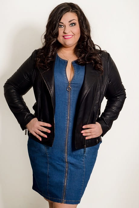 Ramoneska plus size ERILA (r.44-52) 