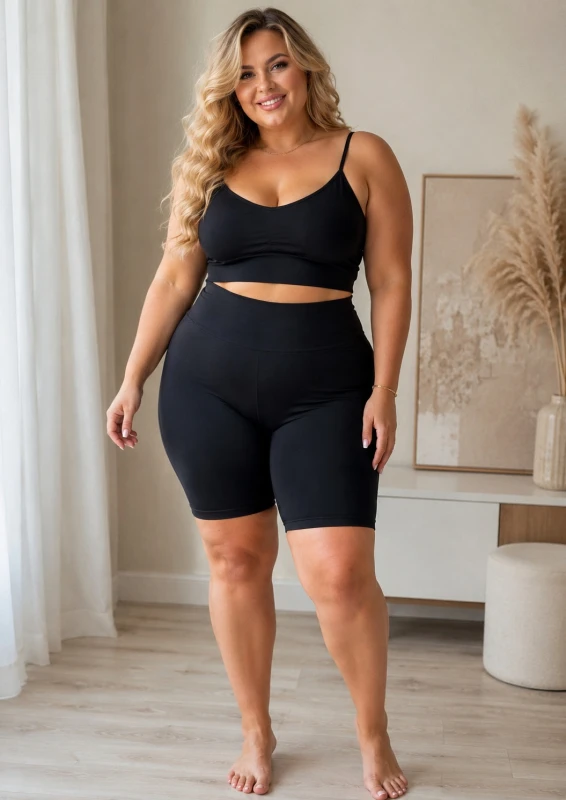 Legginsy Plus Size BAMBO Krótkie (r.44-54)