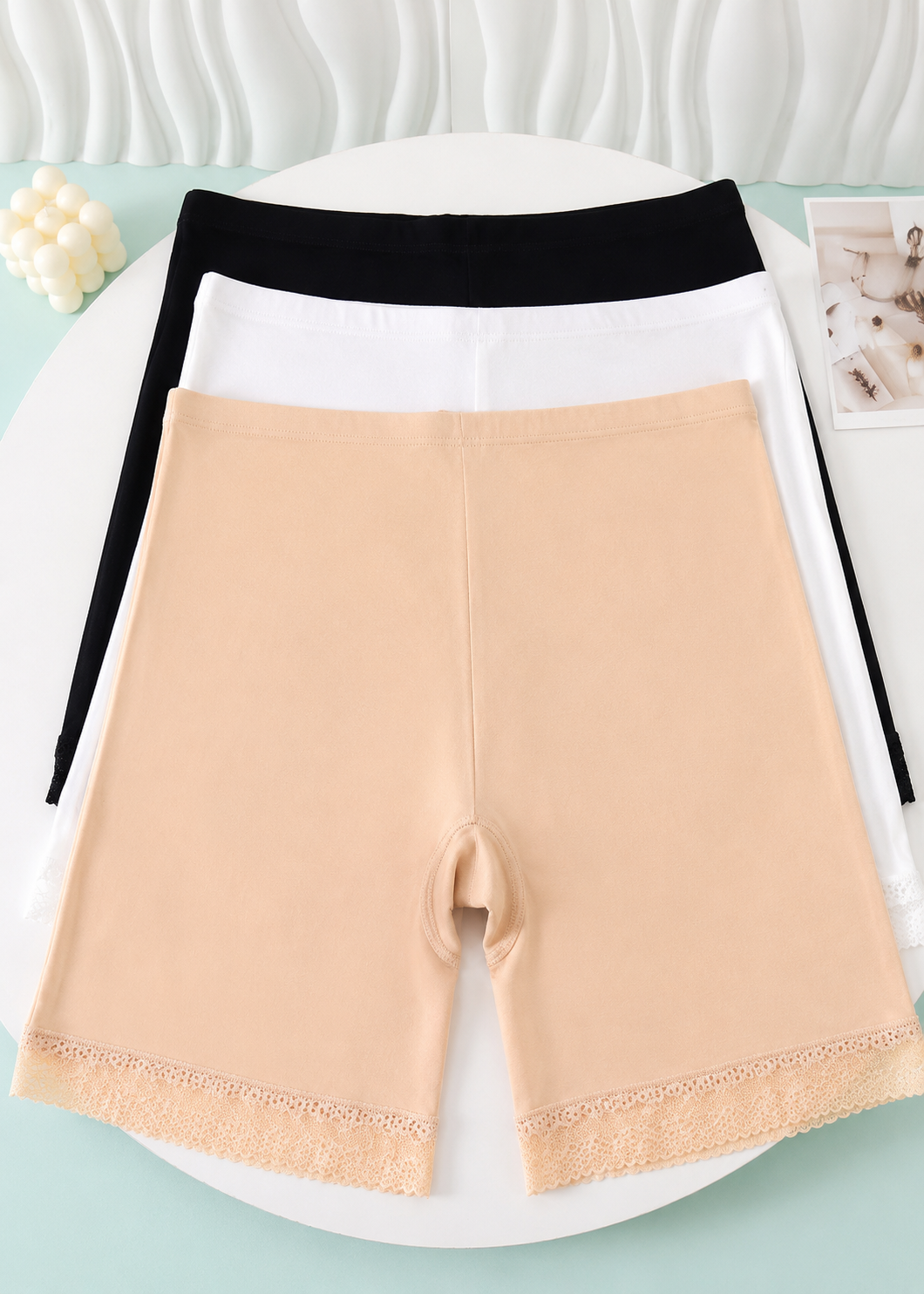 Bambusowe majtki plus size szorty przeciw otarciom ud ( r. 44-54) PAKIET 3 SZTUKI
