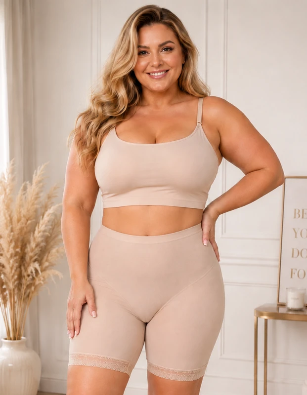 Bambusowe majtki plus size szorty przeciw otarciom ud ( r. 44-54) PAKIET 3 SZTUKI