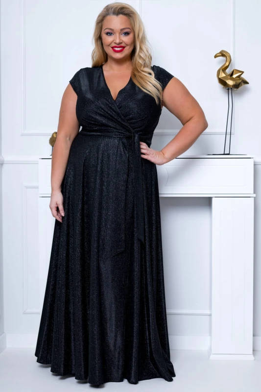 Sukienka wieczorowa plus size NATALIA   ( r. 46-52)  