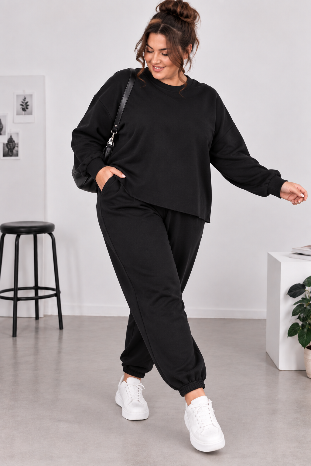 Komplet bawełniany plus size  ( r. 48-54)    