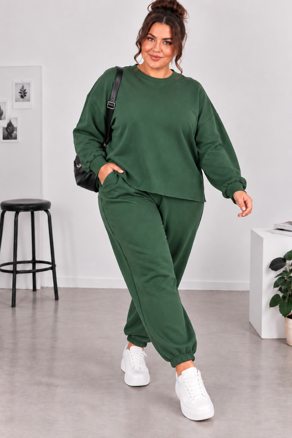 Komplet bawełniany plus size  ( r. 48-54) 
