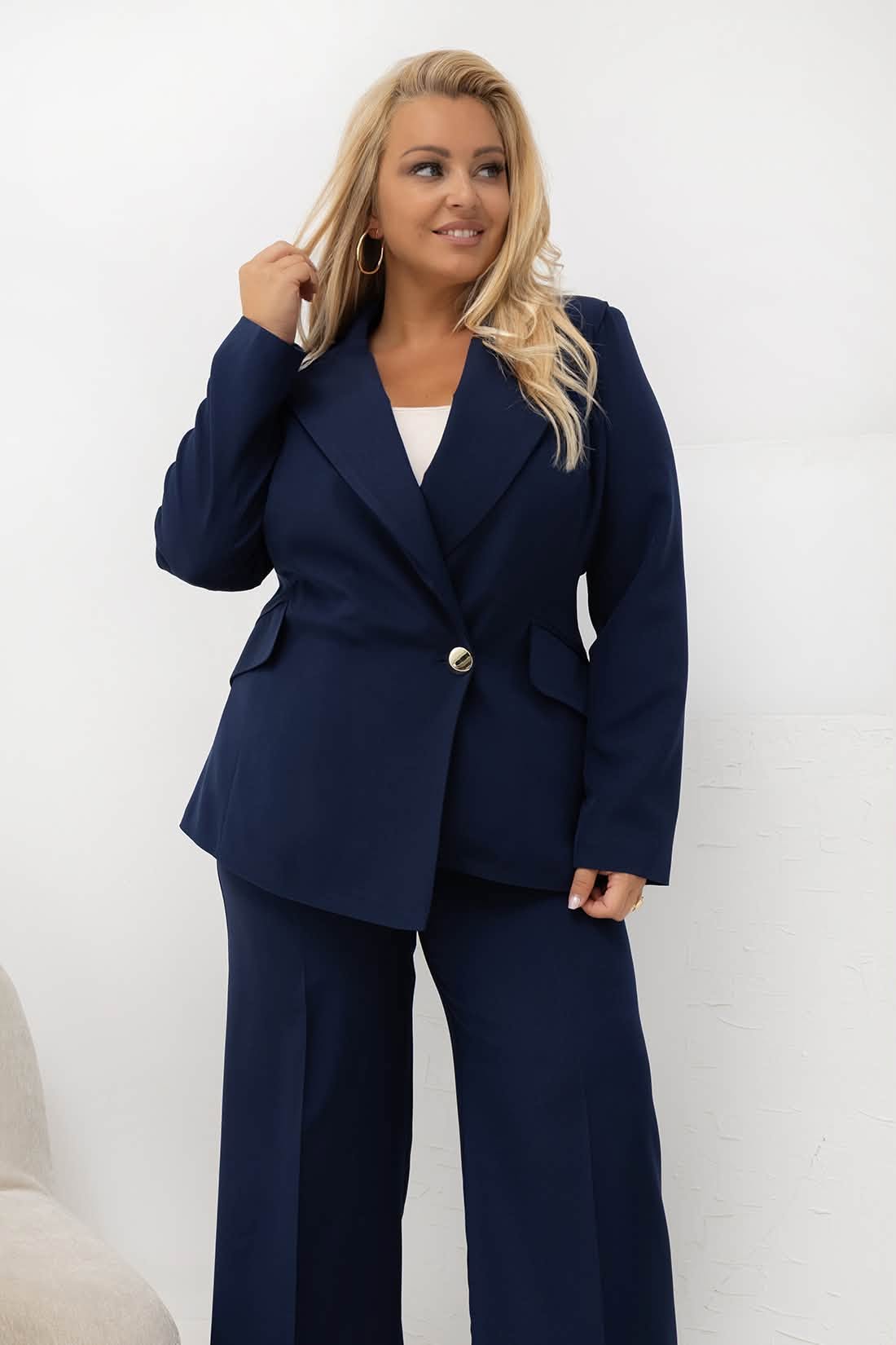 Garnitur plus size GOLDEN ROYAL  (r. 48-52)    