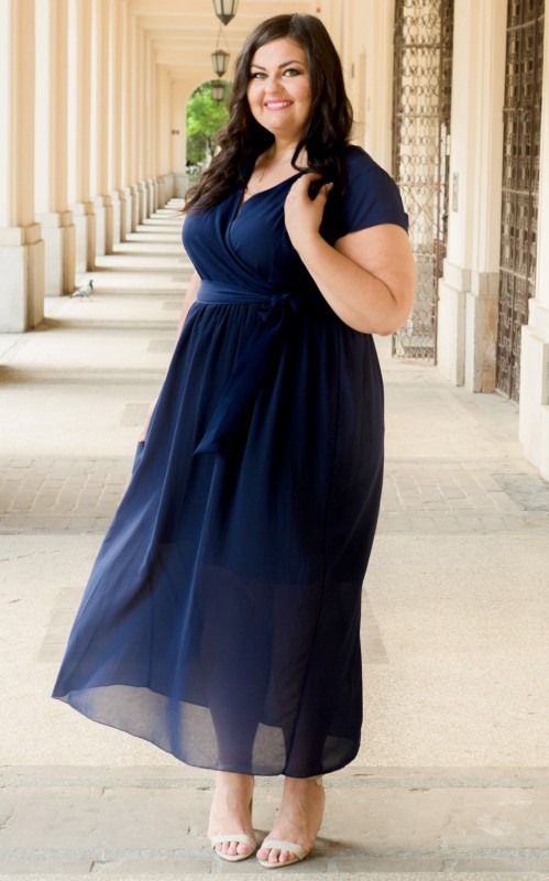 Sukienka maxi CELIA (r. 44-52) 